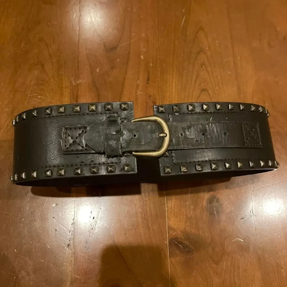 Unbranded Women's Black and Brown Belt